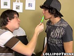 Petite twinks Jordan and Jacob engage in intense anal action with blowjobs and cumshots.