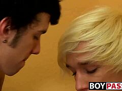 Blonde punk twinks hardcore anal cumshot pounding