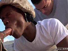 army twinks wanna suck that new black monster meat???