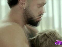 Mafia henchman examines new twink arrivals