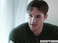 Athletic Jock Parole Officer Barebacks Ex-Con's Ass in Hardcore Office Face Fuck