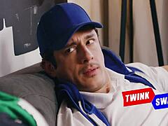 Twinks gangbang stepdads with rimjobs and bareback