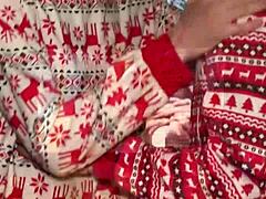 Daddy punishes stepsons with big dicks fucking two twinks new years eve