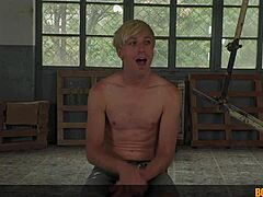 master dom fingers rims jerks with three twinks fulfilling his kinky fetish