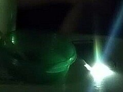 Oh fuck, gay pornstar rides homemade dildo!