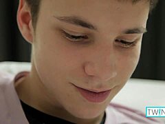 zane barebacks andrew's tight twink ass with deepthroat fingering