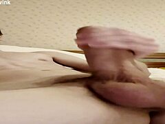 Whoa, big cock twink unloads hose-like cum spray everywhere!