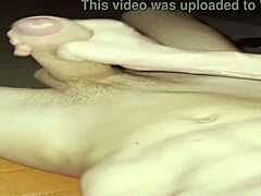 huge dick twink stud jerks massive load solo