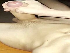 huge dick twink stud jerks massive load solo