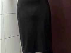 missing my stud, dressing sexy in lingerie and stockings for his big return.