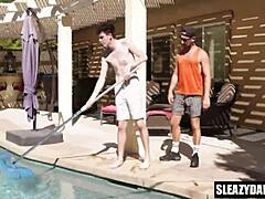 Ever wonder how stepdad breeds twink by the pool?