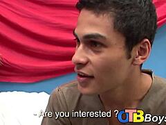 Latino twinks gag on cocks before rough group ass banging rimjobs