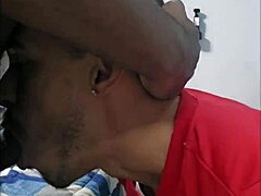 boy next door twink sits on huge black cock face!