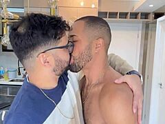 Nerd Marcos Goiano Takes Huge Black Cock Bareback Deep