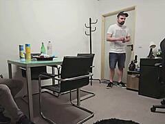 Straight Swedish insurance broker returns for his fifth bareback ass fuck adventure with us