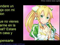 leafa suguha joi hentai anime teases your cock in español 😘🔥