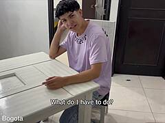 Angel Of Bogota File 9 Nervous Straight Student Tricked Into Bareback POV Twink Action