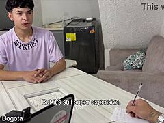 Angel Of Bogota File 9 Nervous Straight Student Tricked Into Bareback POV Twink Action