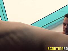 SMOOTH TWINKS POUNDED RAW In Kinky Uniform 3some!