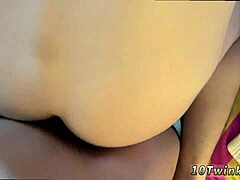 bareback twinks kiss rim and fuck hard against the window