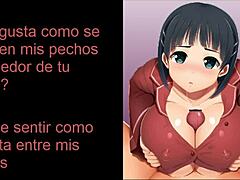 leafa suguha joi hentai anime teases your cock in español 😘🔥