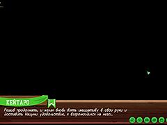 natsumi and keitaro fuck rough on moonlit pier in hentai scene