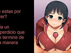 leafa suguha joi hentai anime teases your cock in español 😘🔥