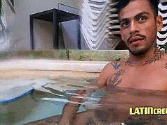 latino twinks angel rodriguez and eman black bareback fuck