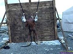 muscle black soldiers recruit new meat outdoors