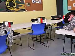 yo these muscular black army dudes piss and drill hard huh