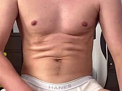 Gamer twink bends over for full ass worship and doggystyle toy pounding!