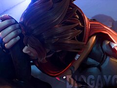 Overwatch 2 Emre Sucks Cock to Massive Facial Cumshot!