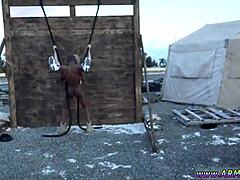 army hunks break in new meat with outdoor group monster cock fucks.