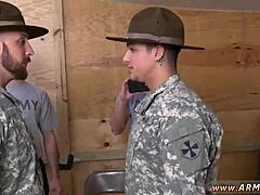 muscular army dudes get naked drilled in group exam outdoors 😈💦🔥👮
