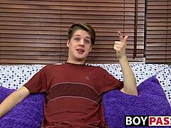 Sexy Handsome Alex Stroking Hard His Cock Until He Jizzes
