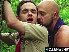 scoutmaster adam snow fucks scout marcus rives outdoors