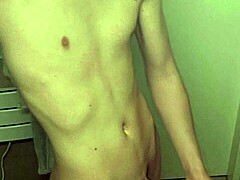 twink shows majestic slow motion cumshot
