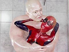 spiderman is fucked by a big man yaoi