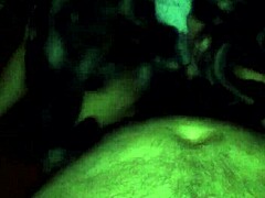 travesti sucks big cock on video