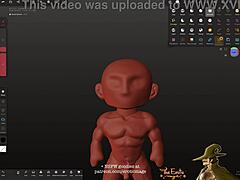 Bear sculpts gay sex toy from clay material