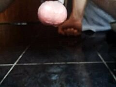 I fuck my anal cunt deep with fat dildo