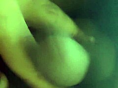 Solo guy strokes his dried cock in amateur session