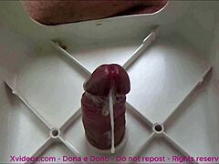 este pau da cabeça rosa está gozando sem parar para você asmr