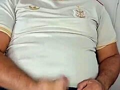 urso turco gozando gostoso in the bath with muscular body