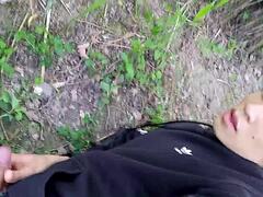 Cock exposed through the fly while jon arteen cums