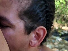 Ten straight guys came in my mouth and ass in backyard sex