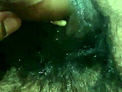gay masturbating without touching cock with some oil