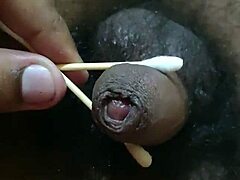 gay masturbating without touching cock with some oil