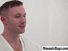 rich master fucks new masonic member bareback
