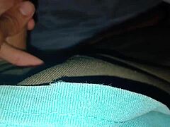 Hot guy pleasures himself by masturbating his hard cock